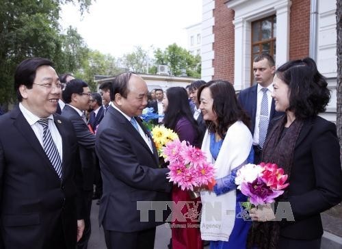 Tätigkeiten des Premierministers Nguyen Xuan Phuc in Russland