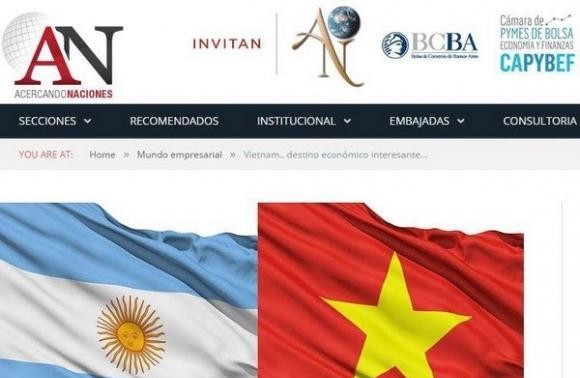 Vietnam ist ein wichtiger Handelspartner Argentiniens