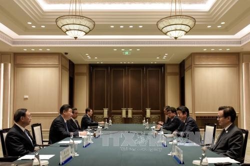Gespräch zwischen Spitzenpolitikern Chinas und Japans