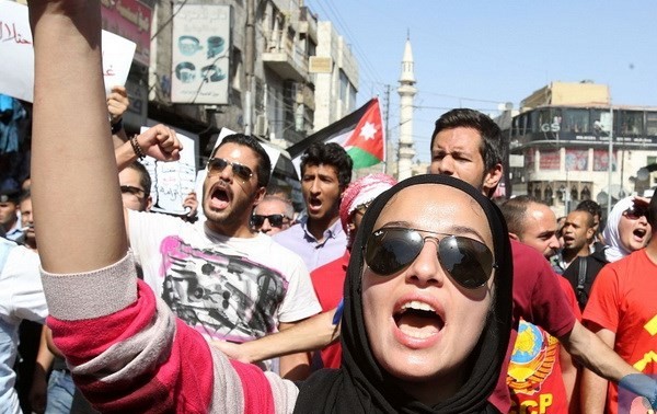 Protest in Jordanien gegen Friedensvereinbarung mit Israel