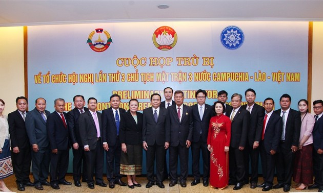 Konferenz der Vorsitzenden der Vaterländischen Front Kambodschas, Laos und Vietnams