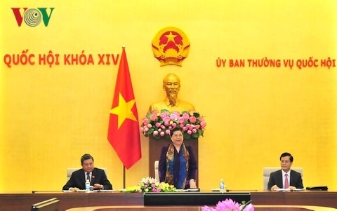 Vize-Parlamentspräsidentin Tong Thi Phong leitet die Präsentation der Organisationsabteilung von APP