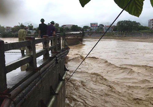 Provinzen im Nordwesten Vietnams besonders schwer vom Tiefdruckgebiet betroffen