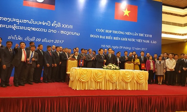 27. Jahressitzung zwischen den Grenzdelegationen Vietnams und Laos