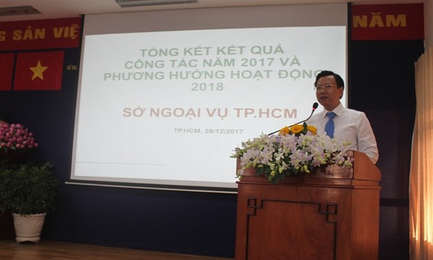Diplomatiebranche von Ho Chi Minh Stadt markiert positive Zeichen im Jahr 2017
