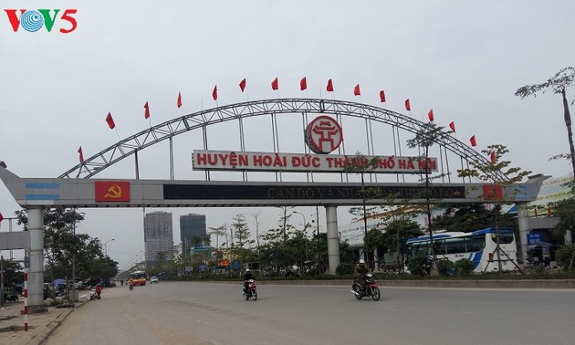 Der Kreis Hoai Duc entwickelt sich zu einer modernen Stadt