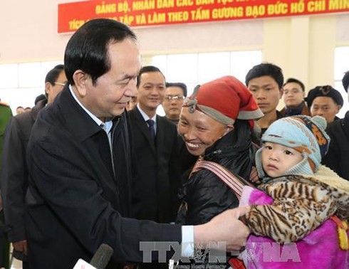 Staatspräsident Tran Dai Quang überreicht Militärorden zum Tag der gefallenen Soldaten