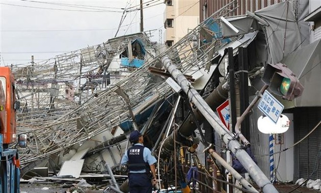 Japan: Fast 170 Menschen wurden wegen des Taifuns Jebi verletzt