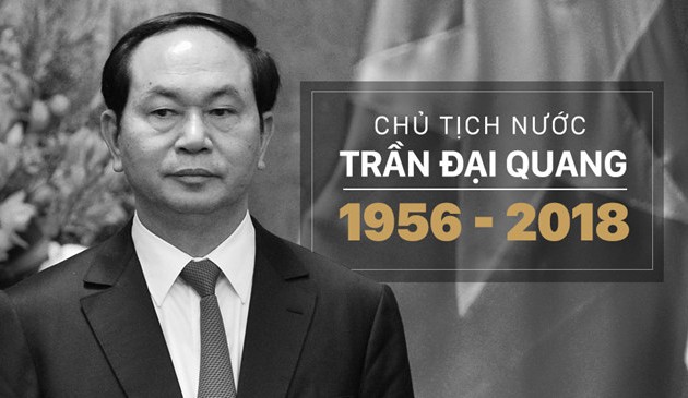 Sondermitteilung über den Tod des vietnamesischen Staatspräsidenten Tran Dai Quang