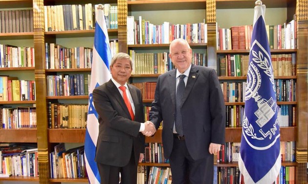 Vietnams Botschafter in Israel führt Abschiedstreffen mit dem israelischen Präsident Reuven Rivlin