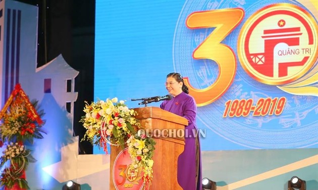 Feier zum 30. Jahrestag der Wiedergründung der Provinz Quang Tri