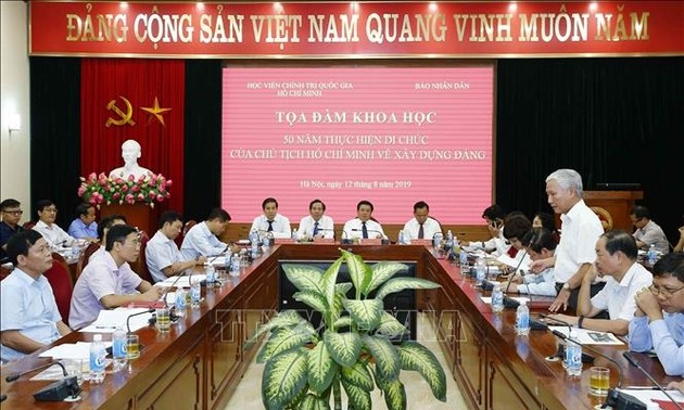 50-jährige Umsetzung des Testaments von Präsident Ho Chi Minh über den Parteiaufbau