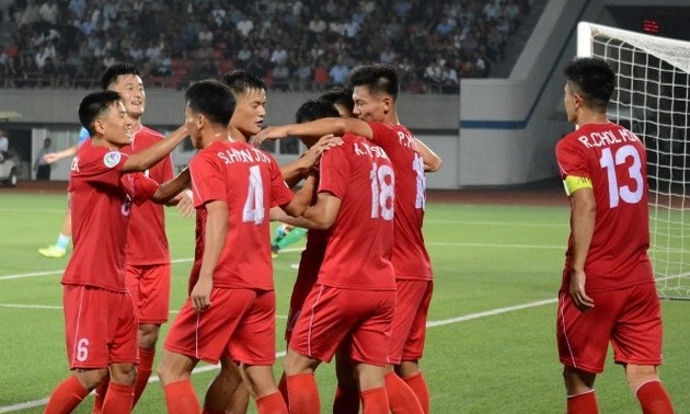Fußballklub Hanoi kämpft gegen 4.25 SC-Klub Nordkoreas im Finale von AFC Cup