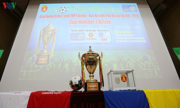 103 Teams nehmen am Fußball-Turnier der Hanoier Oberschüler 2019 teil