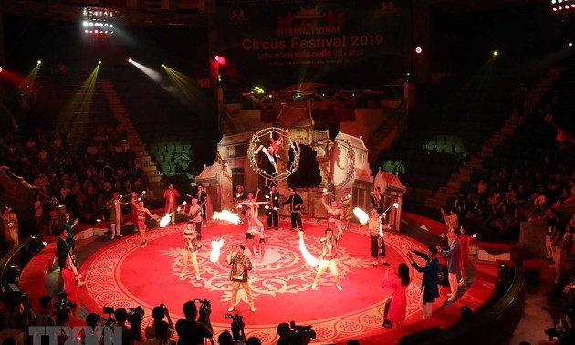 Das internationale Zirkusfestival 2019 in Hanoi