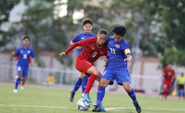 SEA Games 2019: Fußballnationalmannschaft der Frauen Vietnams und Thailands trennten sich (1:1) unentschieden