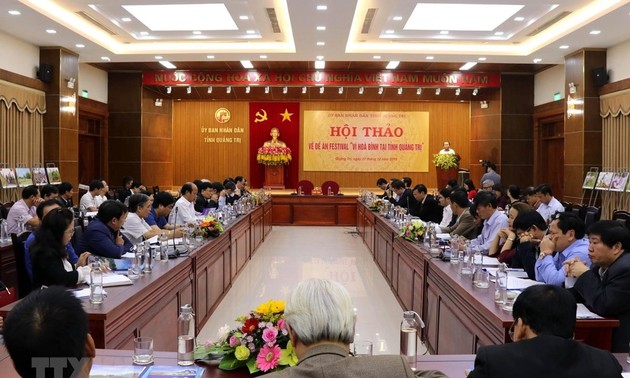 Seminar über das Projekt “Festival für den Frieden in der Provinz Quang Tri”