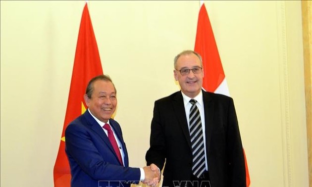 Verstärkung der Zusammenarbeit zwischen Vietnam und der Schweiz