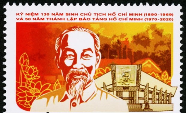 Veröffentlichung der Sonderbriefmarkensammlung zum 130. Geburtstag des Präsidenten Ho Chi Minh
