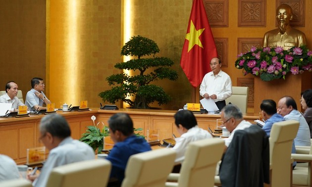 Premierminister Nguyen Xuan Phuc tagt mit Leitern der Provinz Ben Tre