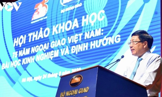 75 Jahre der vietnamesischen Diplomatie: Lektionen und Orientierung in der neuen strategischen Periode