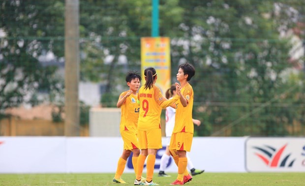 Klub Ho-Chi-Minh-Stadt 1 gewinnt das Hinspiel der Fußballnationalmeisterschaft der Frauen 2020