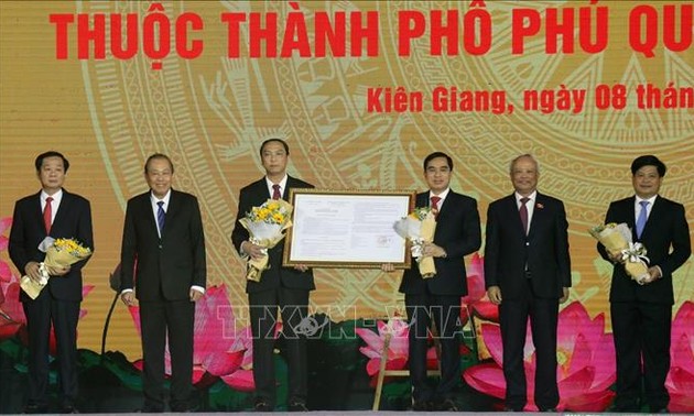 Veröffentlichung der Entscheidung zur Gründung der Stadt Phu Quoc 
