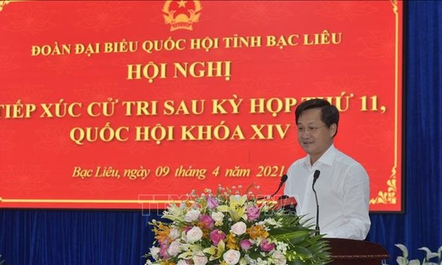 Abgeordnetendelegationen der Provinzen Bac Lieu und Bac Ninh treffen Wähler