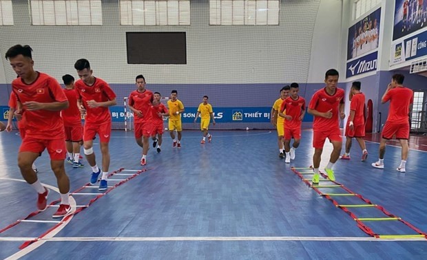 Futsal-Mannschaft versammelt sich für FIFA Futsal World Cup 2021