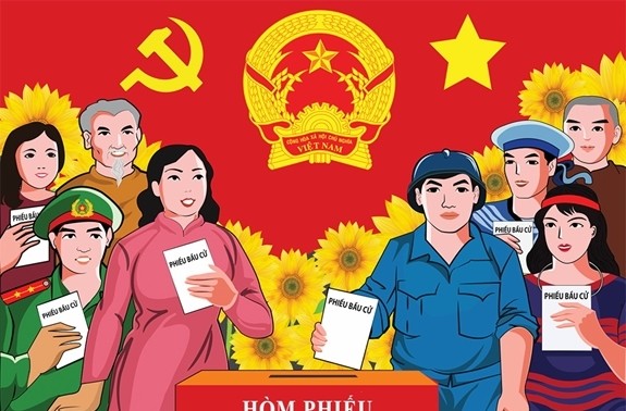 Wählen ist heiliges Recht und Pflicht der vietnamesischen Bürger