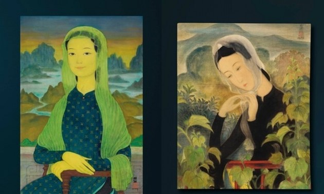 Das Gemälde “Das Mädchen in einem Schal” von Le Pho für mehr als eine Million US-Dollar verkauft