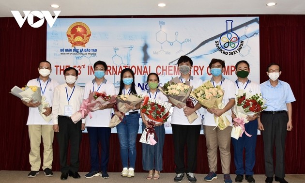 Vietnam gewinnt drei Goldmedaillen bei der Internationalen Chemieolympiade 2021