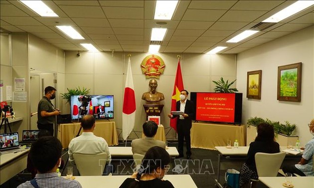 Das vietnamesische Generalkonsulat im japanischen Fukuoka startet eine Spende für Covid-19-Impfstofffonds