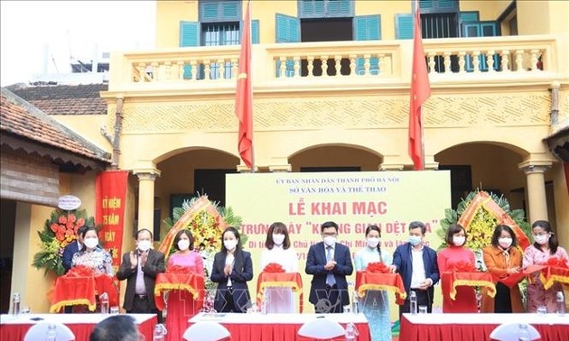 Kulturraum in der Stätte zum Andenken an Präsident Ho Chi Minh 