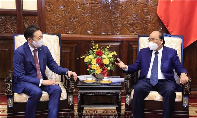Staatspräsident Nguyen Xuan Phuc empfängt den Exekutivdirektor von CICA