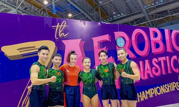 Das Aerobic-Team gewinnt fünf Goldmedaillen bei der Asienmeisterschaft