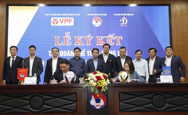 Der vietnamesische Fußball erhält ein Sponsoring von 3,7 Millionen Euro