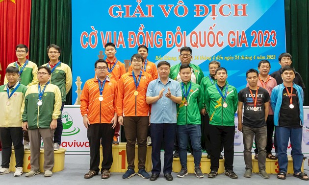 Hanoi gewinnt den ersten Platz bei der nationalen Mannschaftsmeisterschaft im Schach 2023