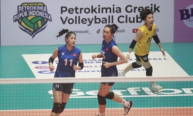 Die vietnamesische Volleyballmannschaft der Frauen erreicht  das Halbfinale des AVC Challenge Cup