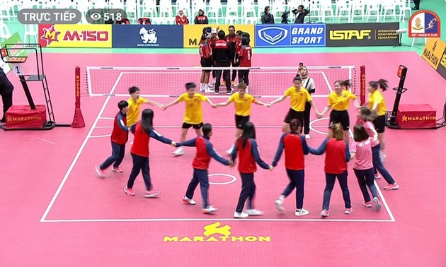 Vietnams Sepak-Takraw-Mannschaft der Frauen gewinnt das Weltturnier