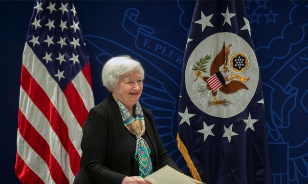US-Finanzministerin, Janet Yellen, besucht Vietnam