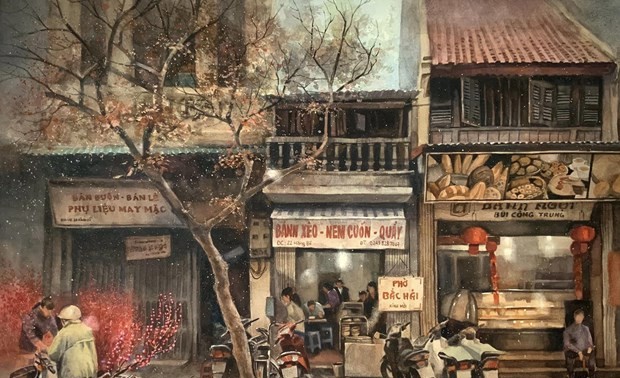 Ausstellung über Hanoi