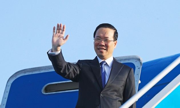 Staatspräsident Vo Van Thuong reist für das „Gürtel und Straße“-Forum nach China