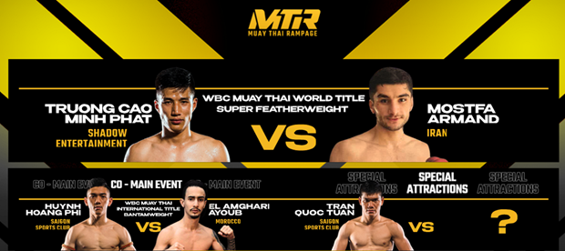 Vietnam ist erstmals Gastgeber der WBC Muay Thai-Meisterschaft