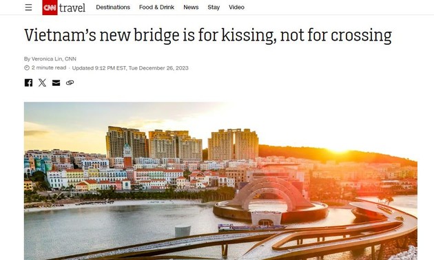Internationale Medien berichten über die Kuss-Brücke in Phu Quoc
