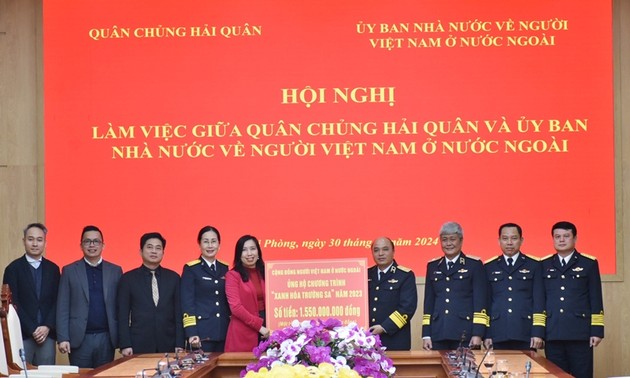 Vietnamesische Gemeinschaft im Ausland begrüßt das Programm „Begrünung Truong Sa“