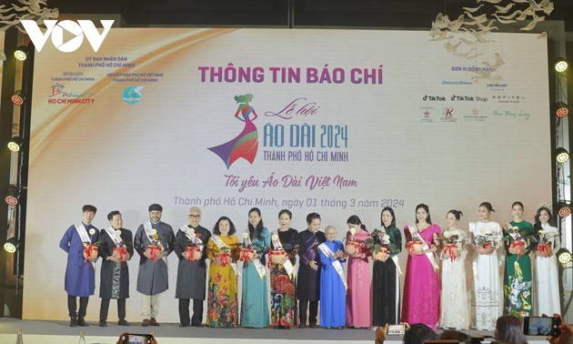 Ao Dai-Festival in Ho-Chi-Minh-Stadt mit einer Reihe interaktiver Aktivitäten