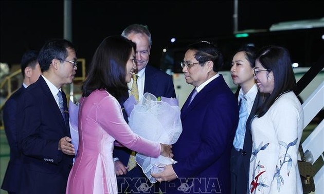 Premierminister Pham Minh Chinh trifft in Melbourne ein und beginnt seine Teilnahme am ASEAN-Australien-Sondergipfel