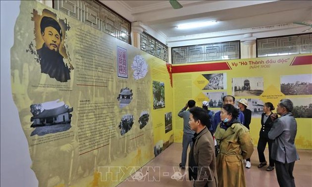 Ausstellung von 180 typischen Bildern, Dokumenten und Gegenständen vom Yen-The-Aufstand