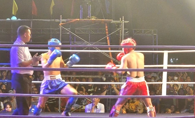 Die Kickbox-Nationalmannschaftsmeisterschaft der starken Teams Vung Tau eröffnet